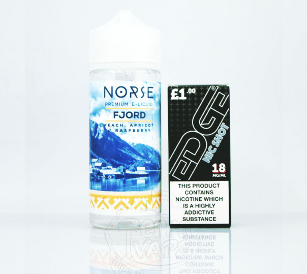 Norse Fjord - Peach Apricot Raspberry 100ml 0mg без нікотину