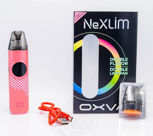OXVA NeXLIM Pod Kit 1500mAh Chequered Gray Багаторазова POD система OXVA NeXLIM Pod Kit 1500mAh Chequered Gray Багаторазова POD система