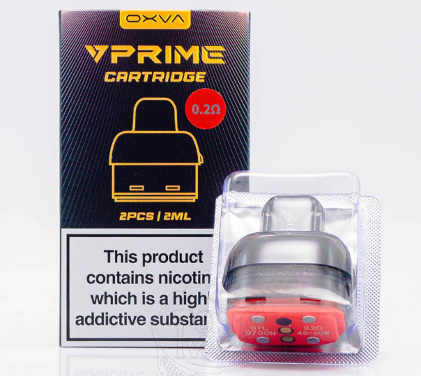 Картридж OXVA VPrime Pod Cartridge для багаторазової POD системи OXVA VPrime 2ml 0.2Ом