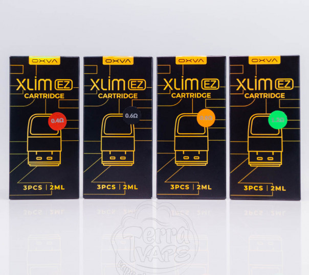 Картридж OXVA Xlim EZ Cartridge для багаторазової POD системи XLIM Pro / 2 / 3, v2, 3 Ultra, SE / 2, SQ / Pro / Pro 2, Classic Edition, GO/2, Crystal 2ml/3ml