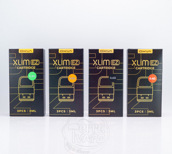 Картридж OXVA Xlim EZ Cartridge для багаторазової POD системи XLIM Pro / 2 / 3, v2, 3 Ultra, SE / 2, SQ / Pro / Pro 2, Classic Edition, GO/2, Crystal 2ml/3ml