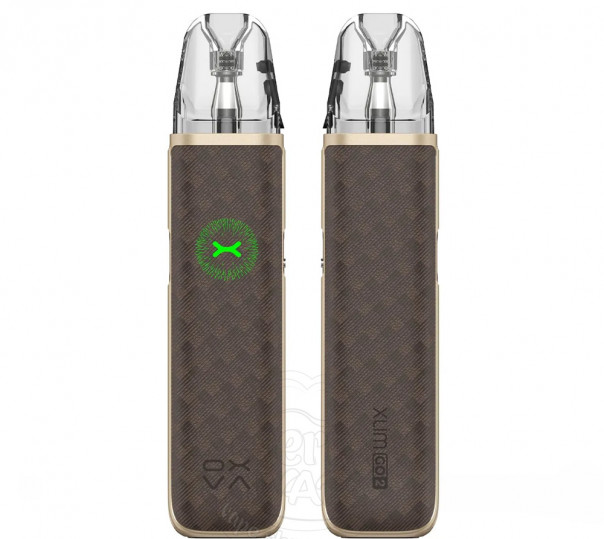 OXVA XLIM GO 2 Pod Kit 1500mAh Weave Brown Багаторазова POD система