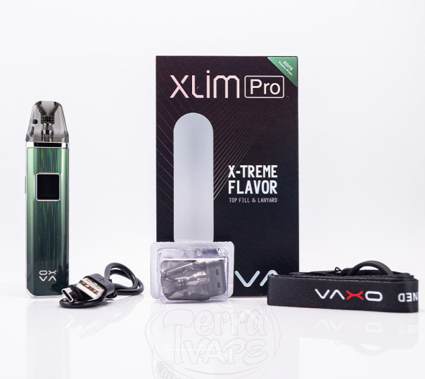 OXVA XLIM Pro Pod System Kit Brown Leather Багаторазова POD система