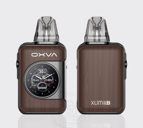 OXVA XLIM SQ Pro 2 Pod System Kit 1600mAh Brown Wood Багаторазова POD система