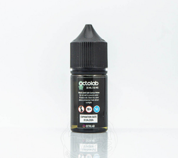 Рідина Black Limit Salt Cactus Melon 30ml 30mg на сольовому нікотині зі смаком кактуса і дині Рідина Black Limit Salt Cactus Melon 30ml 30mg на сольовому нікотині зі смаком кактуса і дині