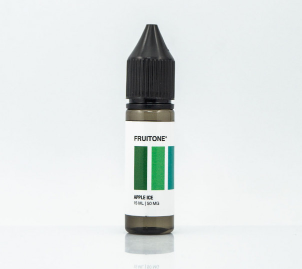 Жидкость Fruitone Salt Apple Ice 15ml 50mg на солевом никотине со вкусом яблока с холодком