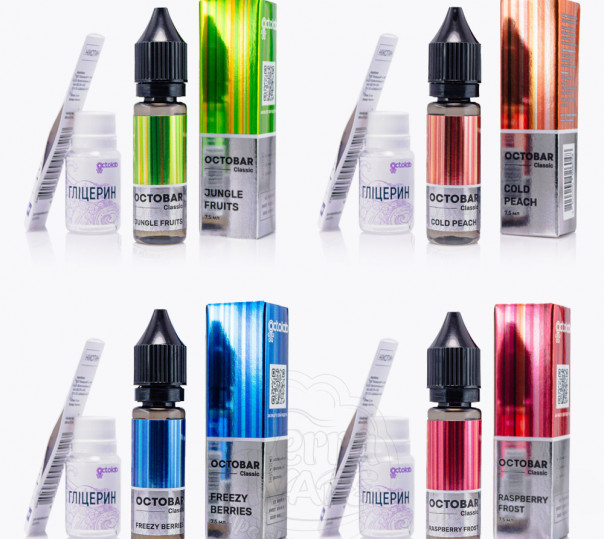 Жидкость Octobar Classic Salt 15ml (набор компонентов)