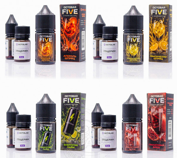 Рідина Octobar Five Salt 30ml (набір компонентів)