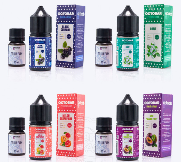 Рідина Octobar Fresh&Sour Salt 30ml (набір компонентів)