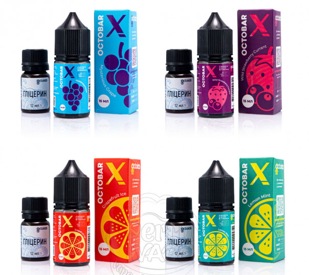 Жидкость Octobar X Salt 30ml (набор компонентов)