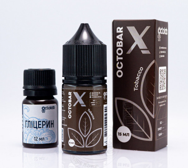 Жидкость Octobar X Salt Tobacco 30ml 50mg со вкусом табака (набор компонентов)