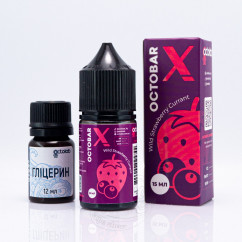 Octobar X Salt Wild Strawberry Currant 30ml 50mg