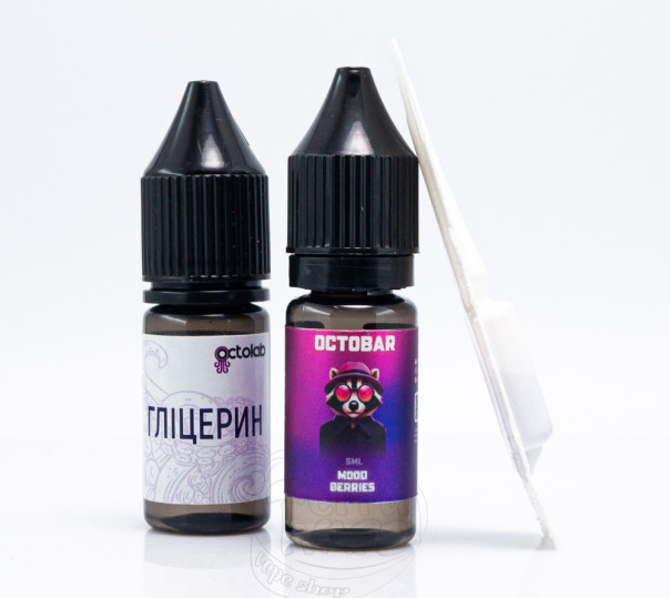 Рідина Octobar Salt Mood Berries 10ml 50mg зі смаком лісових ягід (набір компонентів)