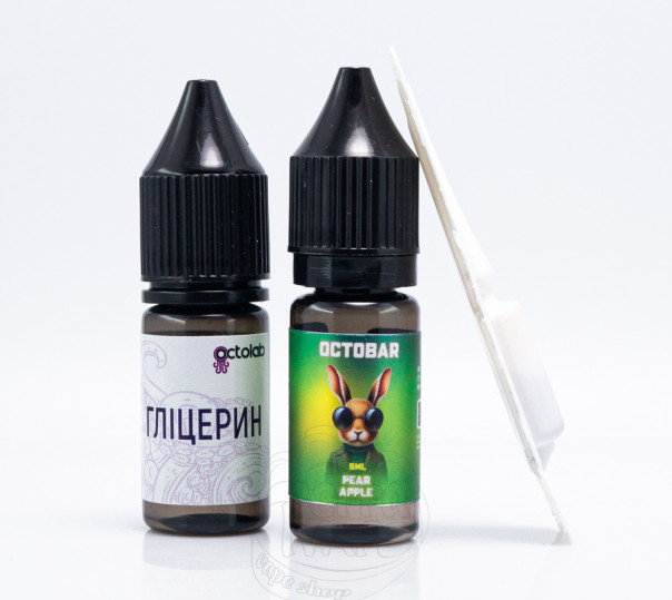 Жидкость Octobar Salt Apple Pear 10ml 50mg со вкусом яблока и груши (набор компонентов)