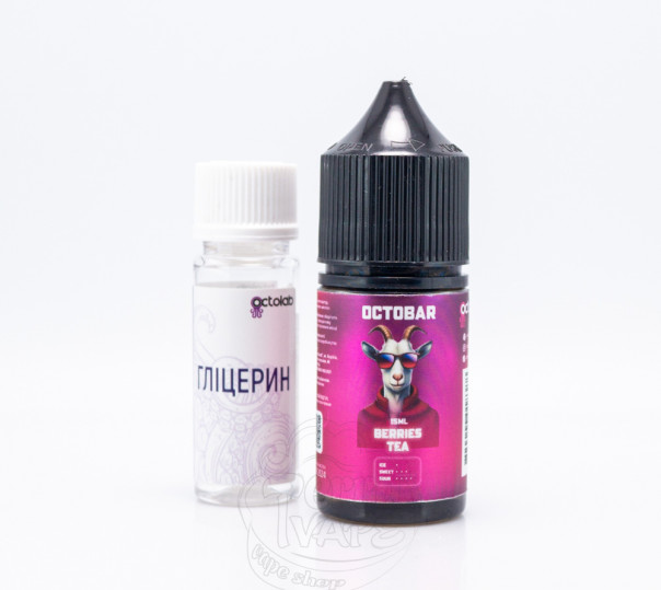 Рідина Octobar Salt Berries Tea 30ml 50mg зі смаком ягідного чаю (набір компонентів)