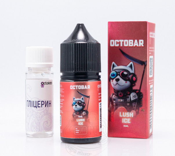 Жидкость Octobar Salt Lush Ice 30ml 50mg со вкусом арбуза с холодком (набор компонентов)