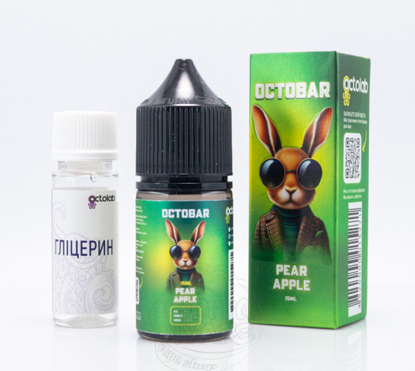 Рідина Octobar Salt Apple Pear 30ml 50mg зі смаком груші та яблука (набір компонентів)