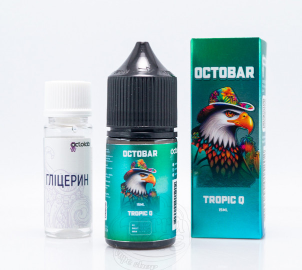 Жидкость Octobar Salt Tropic Q 30ml 50mg со вкусом тропических фруктов (набор компонентов)