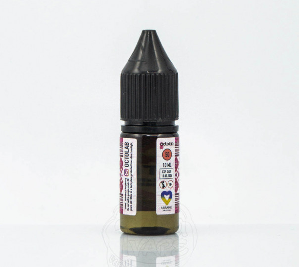 Рідина Saltex Salt Blueberry Raspberry 10ml 50mg на сольовому нікотині зі смаком ягід Рідина Saltex Salt Blueberry Raspberry 10ml 50mg на сольовому нікотині зі смаком ягід