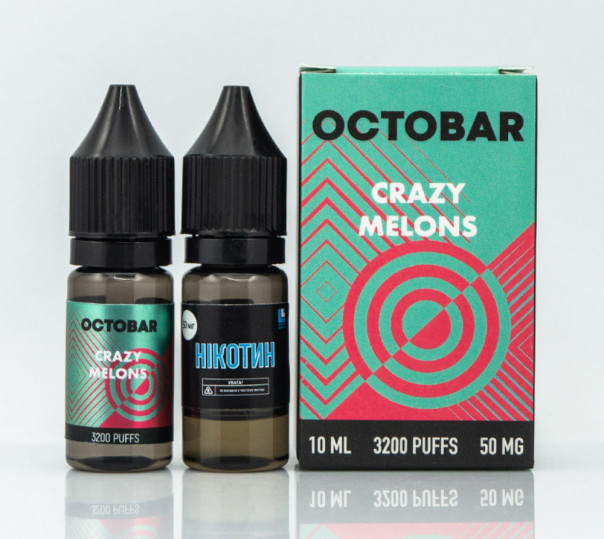 Набор для приготовления жидкости Octobar Salt Crazy Melon 10ml 50mg на солевом никотине
