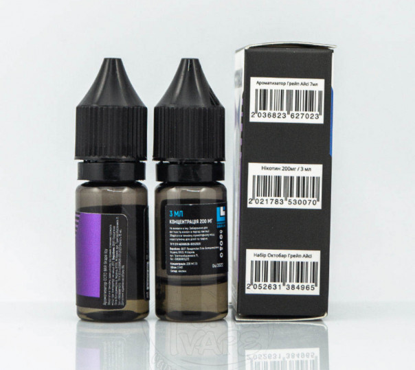 Набор для приготовления жидкости Octobar Salt Grape Icy 10ml 50mg на солевом никотине Набор для приготовления жидкости Octobar Salt Grape Icy 10ml 50mg на солевом никотине
