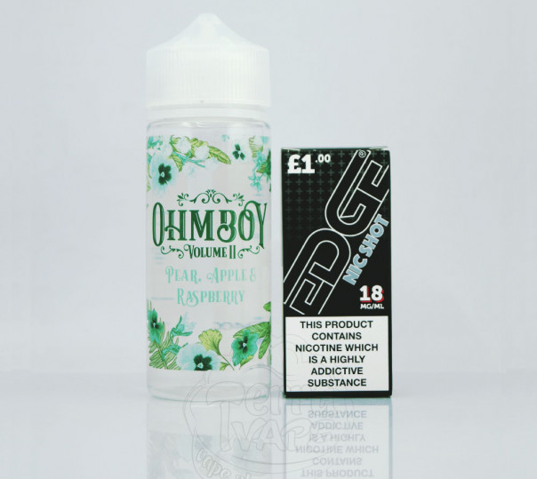 Ohm Boy Pear Apple Raspberry 110ml 1.5mg на органічному нікотині