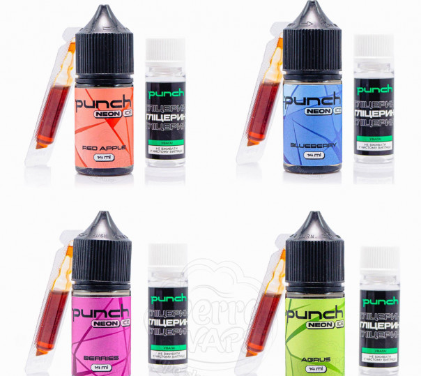 Рідина Punch Neon Ice Salt 30ml (набір компонентів)