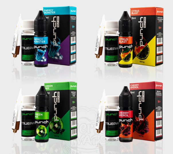 Жидкость Punch Salt 15ml (набор компонентов) Жидкость Punch Salt 15ml (набор компонентов)