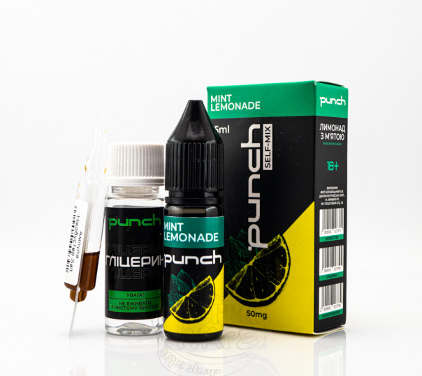 Жидкость Punch Salt Mint Lemonade 15ml 65mg (набор компонентов)