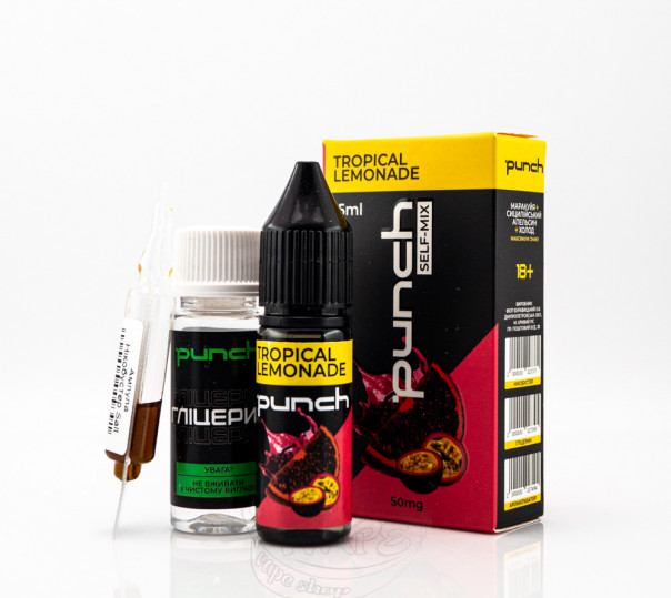 Рідина Punch Salt Tropical Lemonade 15ml 50mg (набір компонентів)