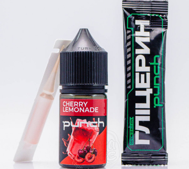Рідина Punch Salt Cherry Lemonade 30ml 50mg зі смаком вишневого лимонаду (набір компонентів)