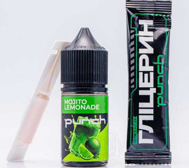 Рідина Punch Salt Mojito Lemonade 30ml 65mg зі смаком мохіто (набір компонентів)
