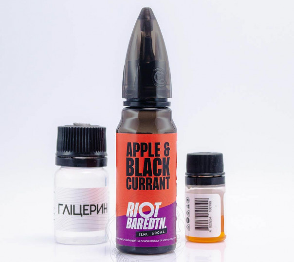 Рідина Riot Squad Salt Apple Blackcurrant 30ml 50mg зі смаком яблука і чорної смородини (набір компонентів)