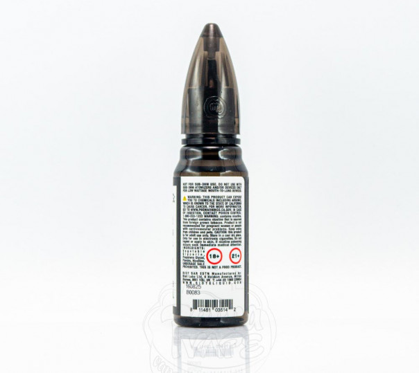 Рідина Riot Squad Salt Banana Kiwi Ice 30ml 25mg на сольовому нікотині зі смаком банана і ківі з холодком Рідина Riot Squad Salt Banana Kiwi Ice 30ml 25mg на сольовому нікотині зі смаком банана і ківі з холодком
