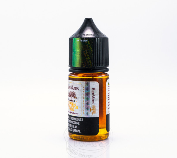 Рідина Ripe Vapes Salt Orange Pineapple Freez 30ml 50mg на сольовому нікотині зі смаком ананасу та апельсину з холодком Рідина Ripe Vapes Salt Orange Pineapple Freez 30ml 50mg на сольовому нікотині зі смаком ананасу та апельсину з холодком