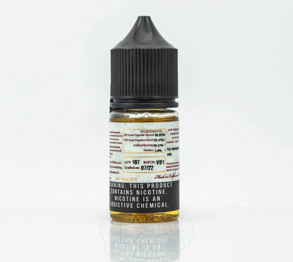 Рідина Ripe Vapes Salt VCT 30ml 30mg на сольовому нікотині зі смаком тютюну з кремом і ваніллю