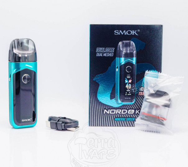 SMOK Nord 6 Pod Mod Kit 3800mAh Багаторазова POD система SMOK Nord 6 Pod Mod Kit 3800mAh Багаторазова POD система