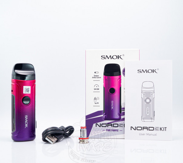 SMOK Nord C Pod Mod Kit 1800mAh Многоразовая POD система SMOK Nord C Pod Mod Kit 1800mAh Многоразовая POD система