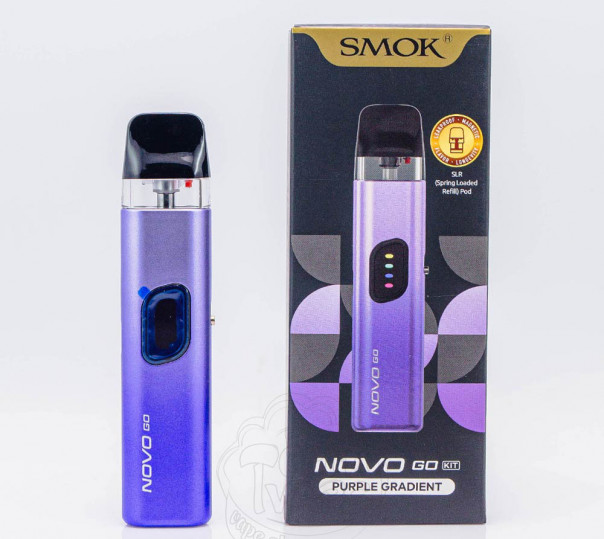 SMOK Novo Go Pod Kit 1350mAh Black Багаторазова POD система SMOK Novo Go Pod Kit 1350mAh Black Багаторазова POD система