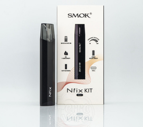 SMOK Nfix Pod Kit 700mAh Багаторазова POD система SMOK Nfix Pod Kit 700mAh Багаторазова POD система