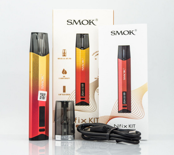 SMOK Nfix Pod Kit 700mAh Багаторазова POD система SMOK Nfix Pod Kit 700mAh Багаторазова POD система