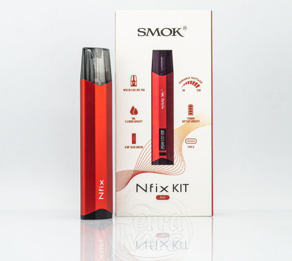 SMOK Nfix Pod Kit 700mAh Багаторазова POD система SMOK Nfix Pod Kit 700mAh Багаторазова POD система