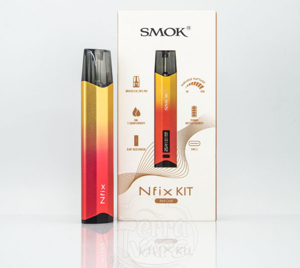 SMOK Nfix Pod Kit 700mAh Багаторазова POD система SMOK Nfix Pod Kit 700mAh Багаторазова POD система
