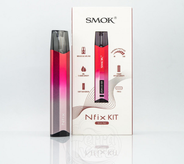 SMOK Nfix Pod Kit 700mAh Багаторазова POD система SMOK Nfix Pod Kit 700mAh Багаторазова POD система