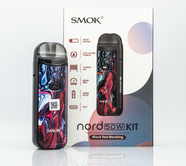 Smok Nord 50W Pod Mod Kit Багаторазова POD система Smok Nord 50W Pod Mod Kit Багаторазова POD система