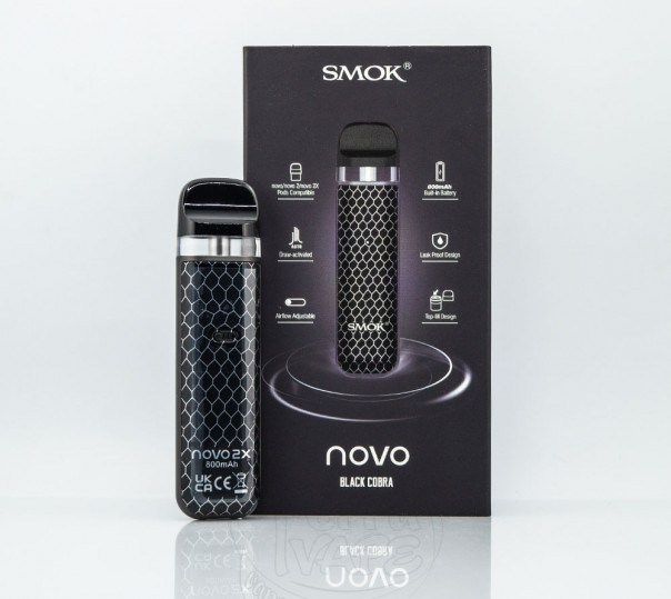Smok Novo 2X Pod Kit 800mAh Багаторазова POD система Smok Novo 2X Pod Kit 800mAh Багаторазова POD система