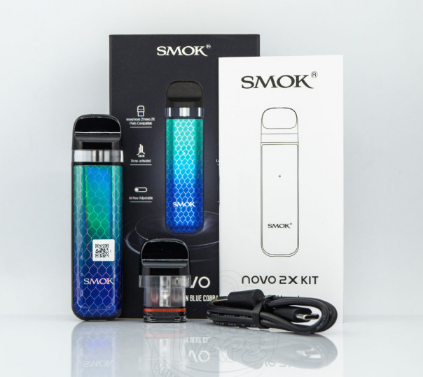 Smok Novo 2X Pod Kit 800mAh Багаторазова POD система Smok Novo 2X Pod Kit 800mAh Багаторазова POD система