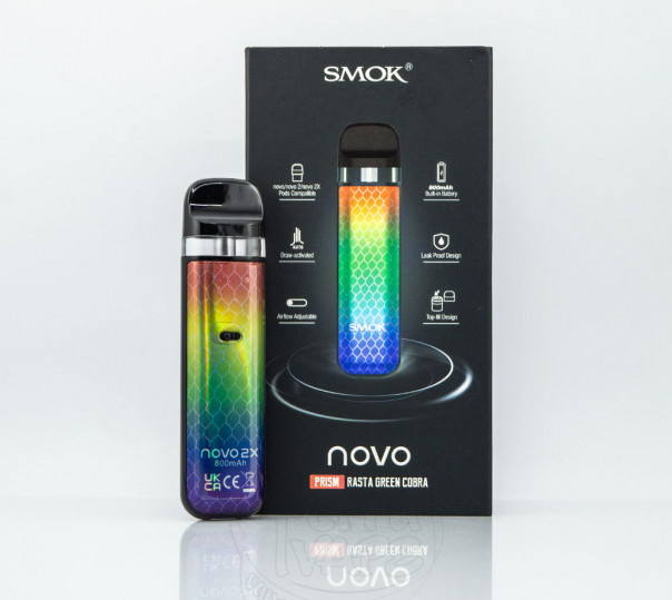 Smok Novo 2X Pod Kit 800mAh Багаторазова POD система Smok Novo 2X Pod Kit 800mAh Багаторазова POD система