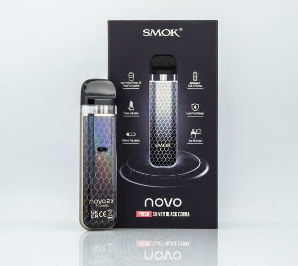 Smok Novo 2X Pod Kit 800mAh Багаторазова POD система Smok Novo 2X Pod Kit 800mAh Багаторазова POD система