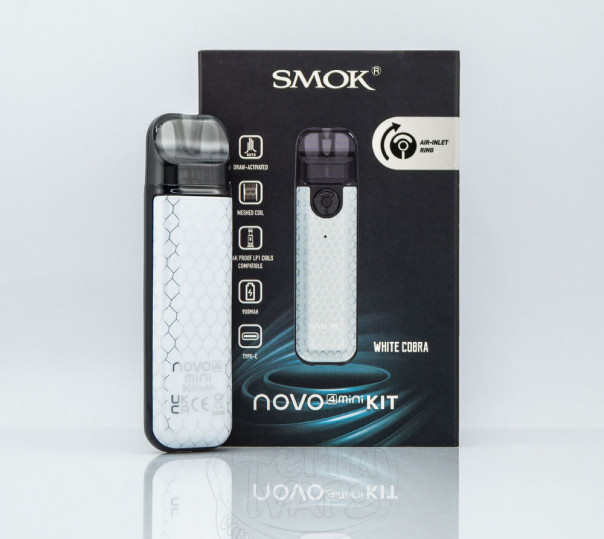 SMOK Novo 4 Mini Pod Kit Багаторазова POD система SMOK Novo 4 Mini Pod Kit Багаторазова POD система